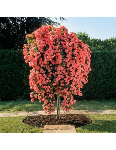 Trandafiri Plangatori Somon - Ghiveci 5L 150-170 cm - Anul 4-5